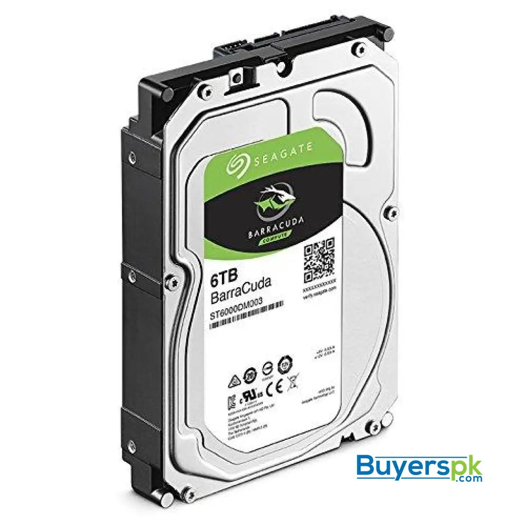 Seagate Barracuda Internal Hard Drive 6TB SATA 6Gb/s 256MB Cache 3.5-Inch (ST6000DM003) 2 Yrs Warranty - Hard Drive Seagate Barracuda Internal Hard Drive 6TB SATA 6Gb/s 256MB Cache 3.5-Inch (ST6000DM003) 2 Yrs Warranty - Hard Drive